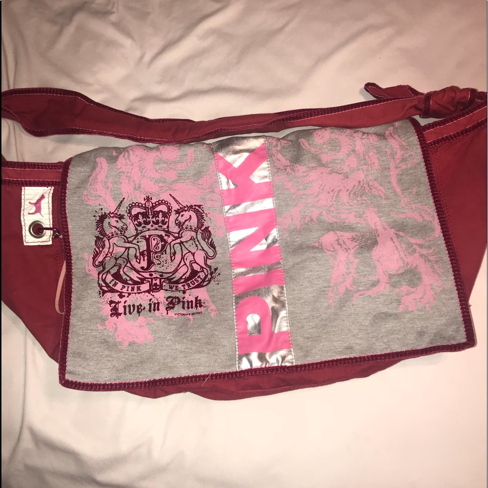 VS Pink Duffle Bag